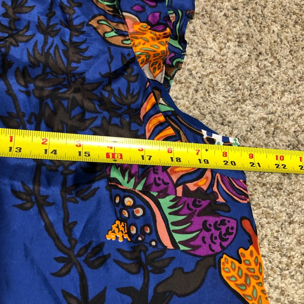 J. Crew Silk Tropical Ruffle Dress - 14 - Picture 4 of 8